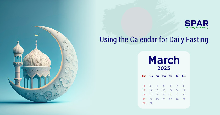 Using the Calendar for Daily Fasting