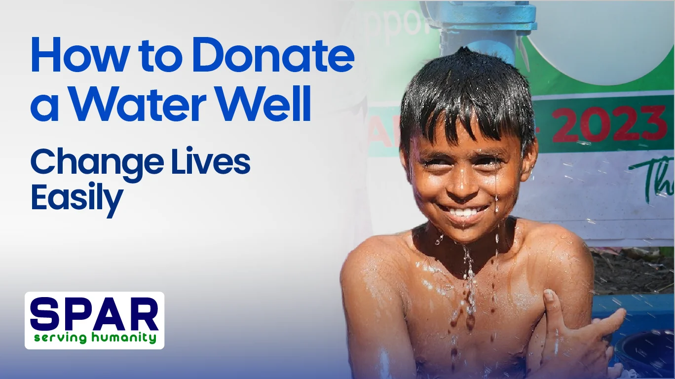 how to donate a water well