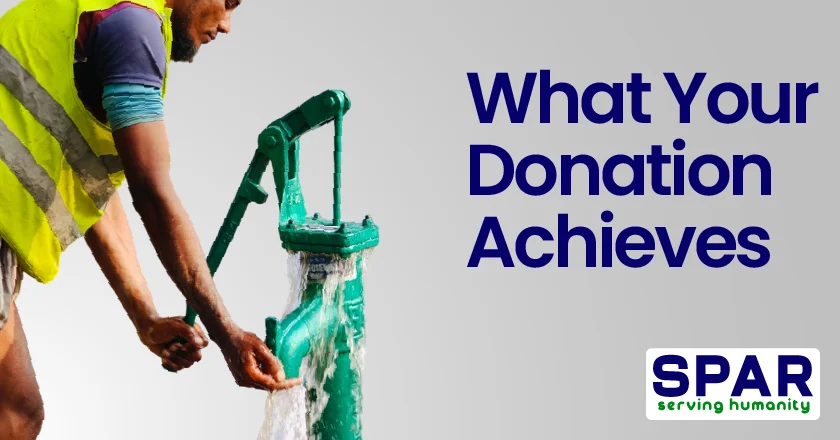 What Your Donation Achieves