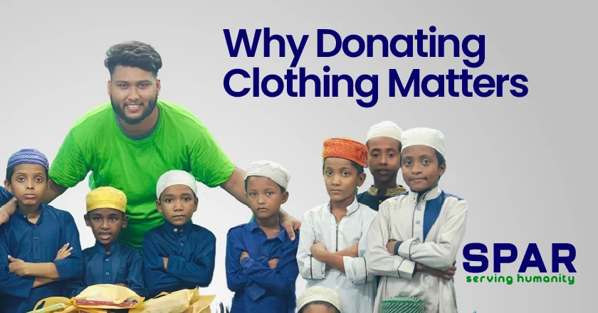 Why Donating Clothing Matters.