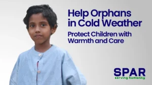help orphans in cold weather