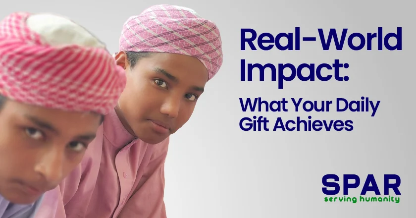 Real-World Impact What Your Daily Gift Achieves