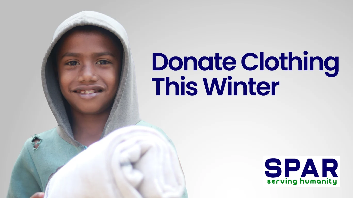 donate clothing this winter