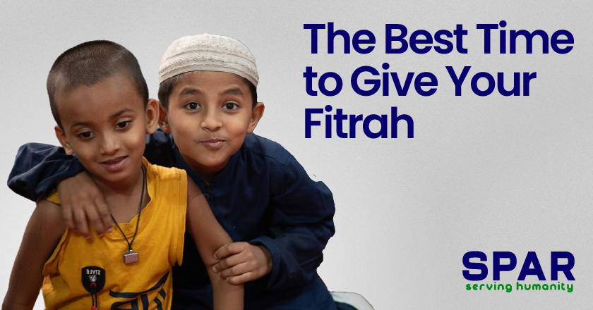 Best Time to Give Your Fitrah