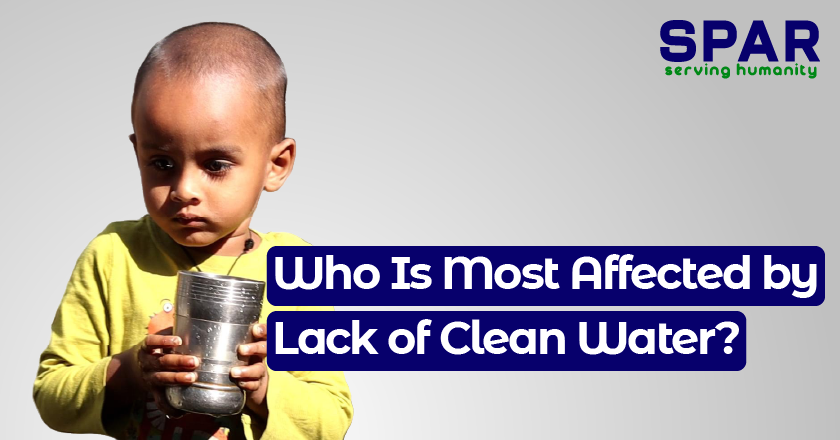 Most Affected by Lack of Clean Water