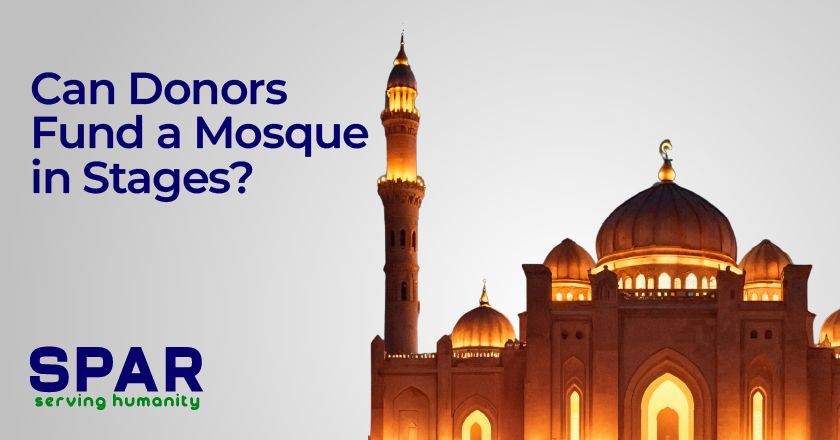 Can Donors Fund a Mosque in Stages