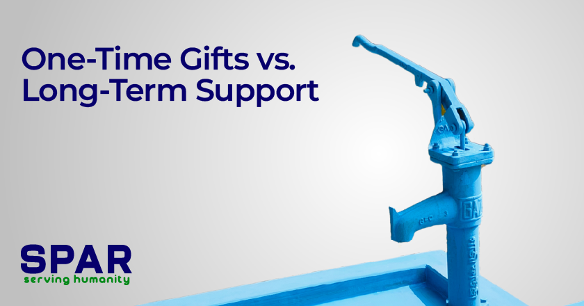 One-Time Gifts vs. Long-Term Support
