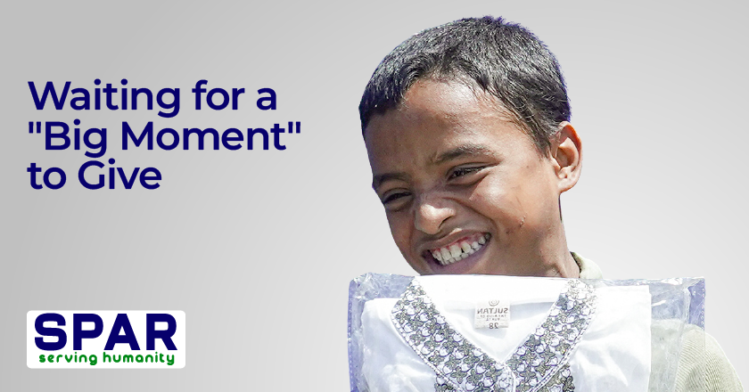 What Happens to Your Sadaqah When You Give It Online? 4 Waiting for a Big Moment to Give